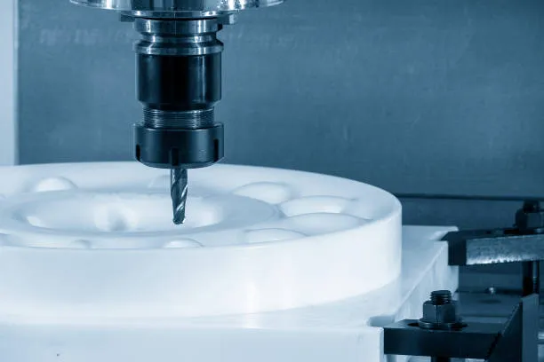 Wire EDM machining on plastic material