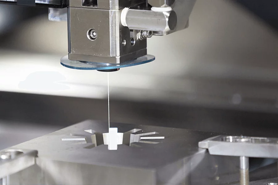 EDM wire cutting
